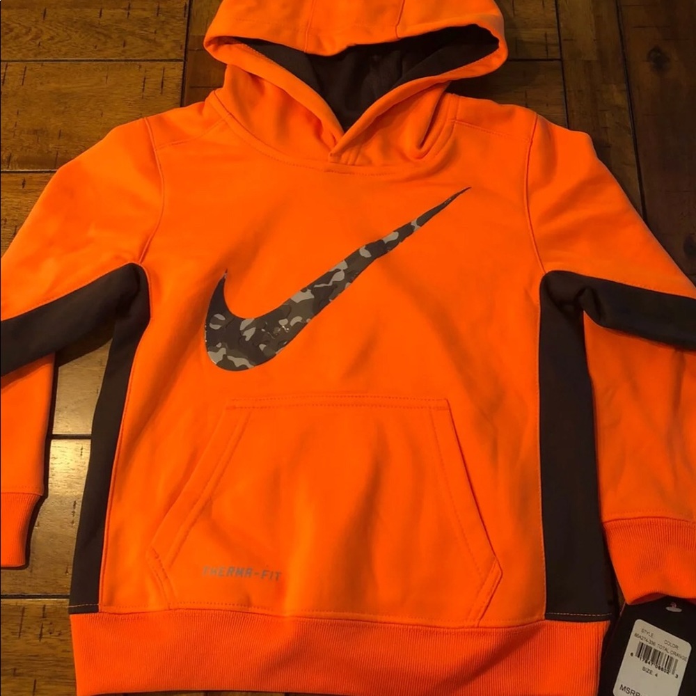 Orange Nike Hoodie